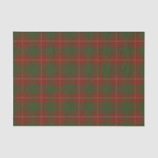 Bruce Clan tartan - reds greens Tissue Paper