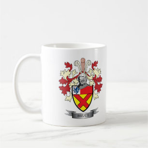 Bruce Family Crest Coat of Arms Coffee Mug