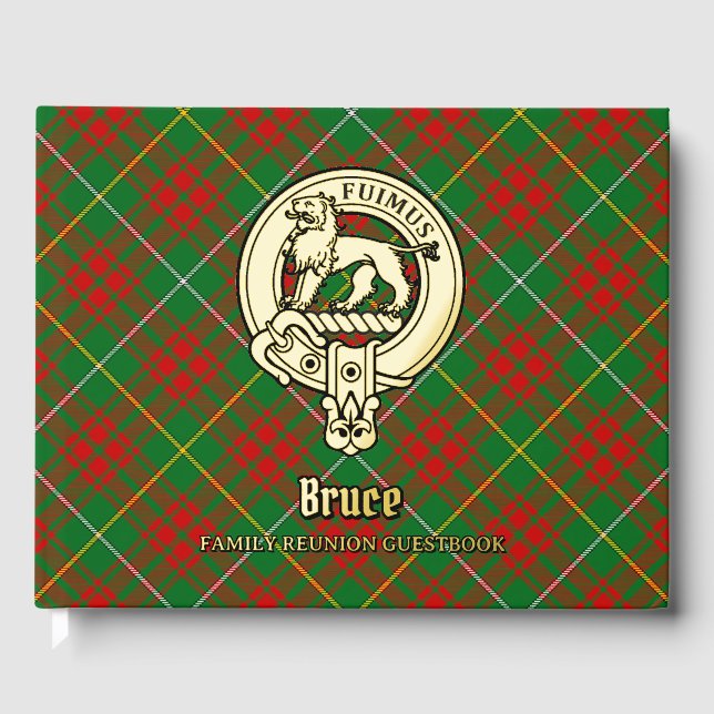 Bruce Family Reunion Foil Guest Book (Front)