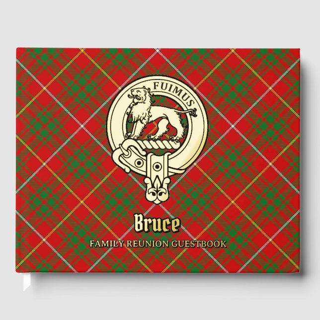 Bruce Family Reunion Foil Guest Book (Front)