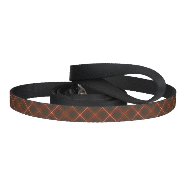 Bruce Family Tartan Red and Green Plaid Pet Leash (Handle)
