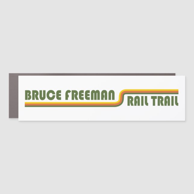 Bruce Freeman Rail Trail Car Magnet (Front)