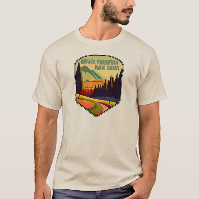 Bruce Freeman Rail Trail Colors T-Shirt (Front)