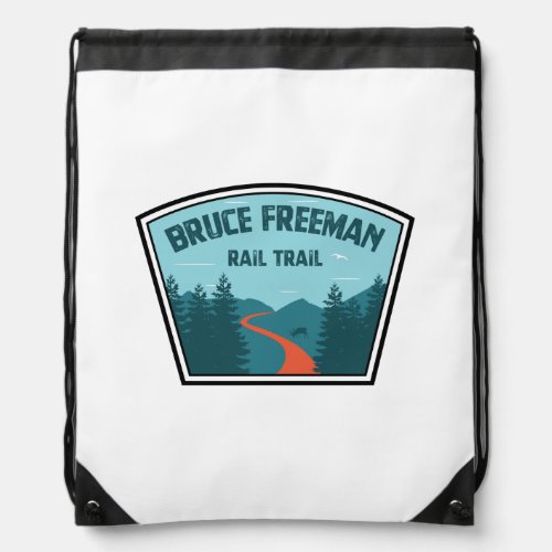 Bruce Freeman Rail Trail Drawstring Bag