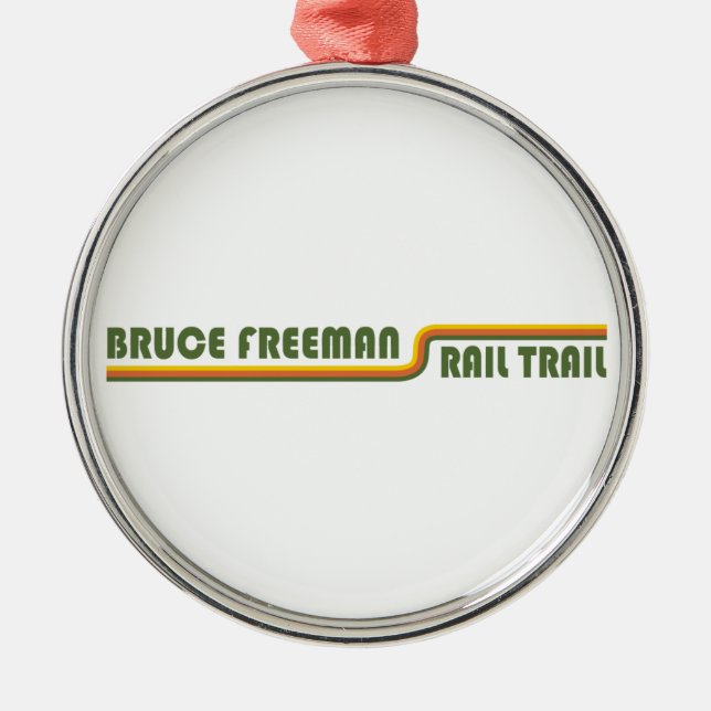 Bruce Freeman Rail Trail Metal Ornament (Front)