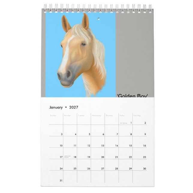 Bruce L. Carter Illustrations Calendar (Jan 2027)