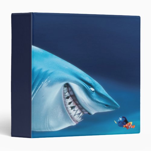 Bruce Nemo and Dory 1 3 Ring Binder