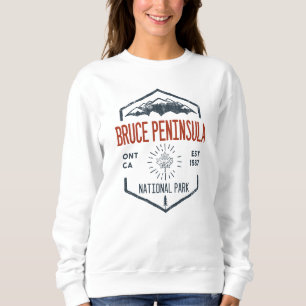 Bruce Peninsula National Park Canada Distressed Sweatshirt