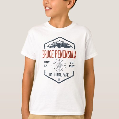 Bruce Peninsula National Park Canada Distressed T_Shirt