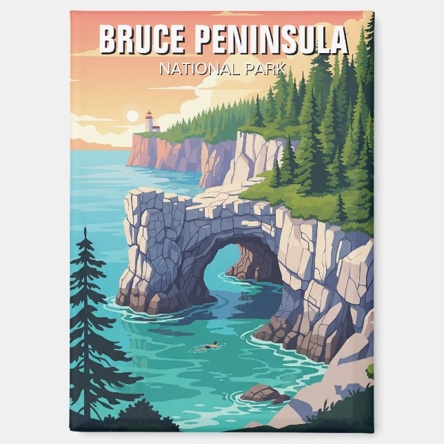Bruce Peninsula National Park Canada Magnet (Front)