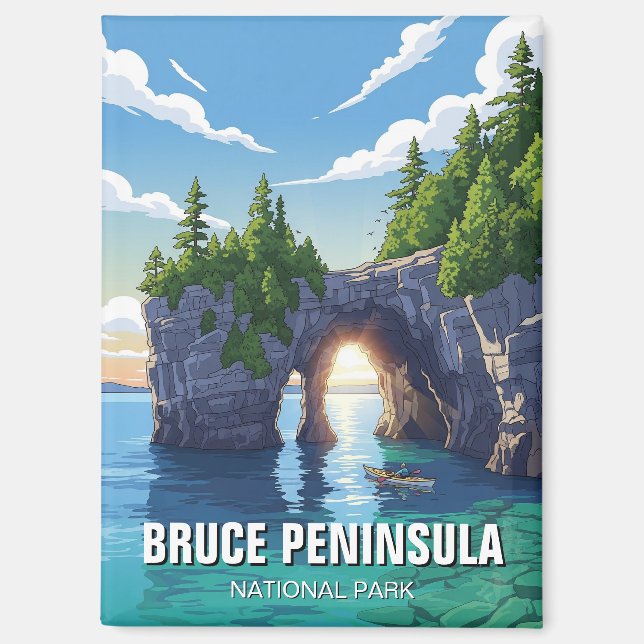 Bruce Peninsula National Park Canada Magnet (Front)