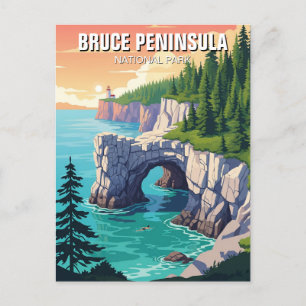 Bruce Peninsula National Park Canada Postcard
