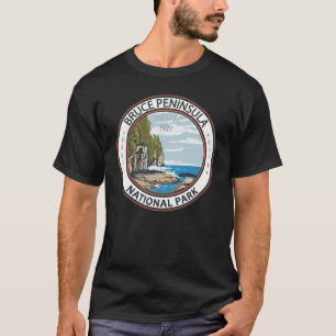 Bruce Peninsula National Park Canada Vintage Badge T-Shirt