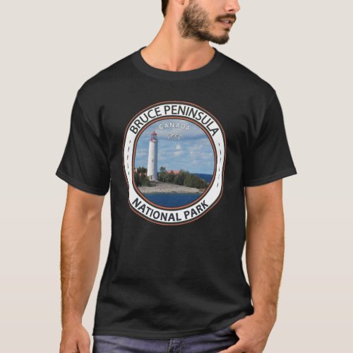 Bruce Peninsula National Park Circle Vintage T_Shirt