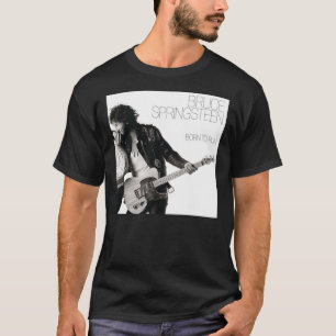 Brúcé Spríngstéén Born To Run Double Sided White T-Shirt