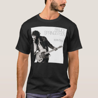 Brúcé Spríngstéén Born To Run Double Sided White T-Shirt