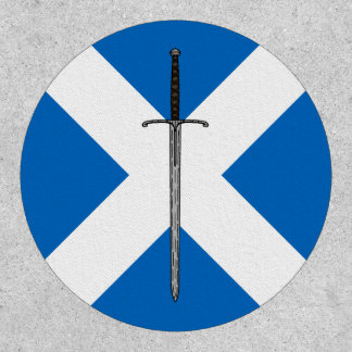 Bruce Sword on Saltire Patch