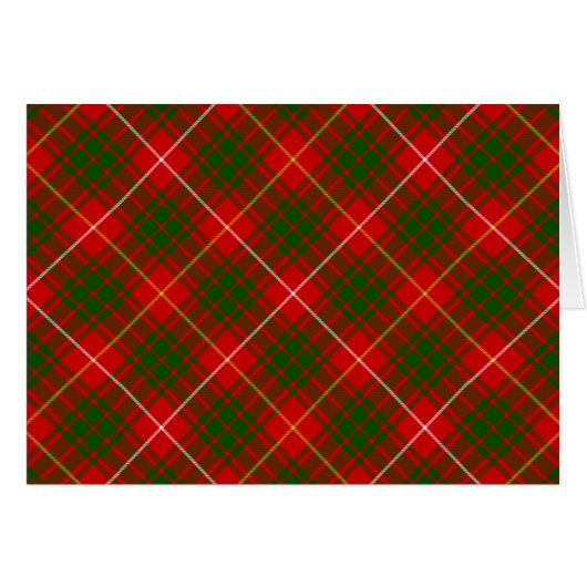 Bruce tartan red green plaid (Front Horizontal)