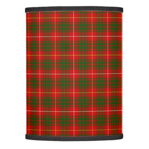 Bruce tartan red green plaid lamp shade