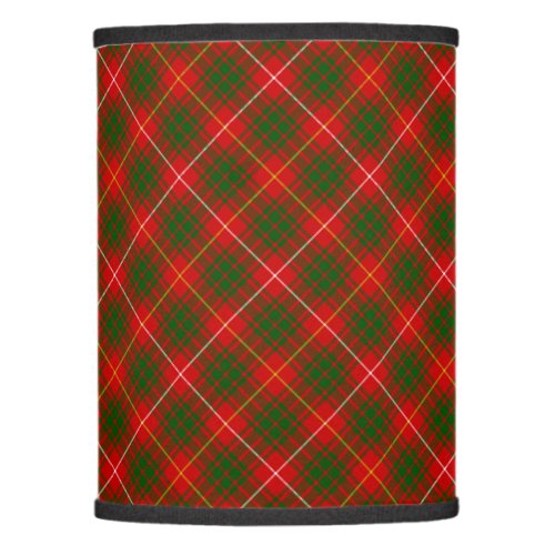 Bruce tartan red green plaid lamp shade