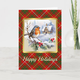 Bruce Tartan w/Robin Personalized Card