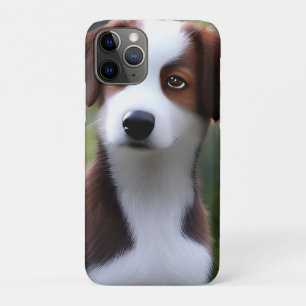 Bruce The Border Collie Puppy, iPhone 11 Pro Case