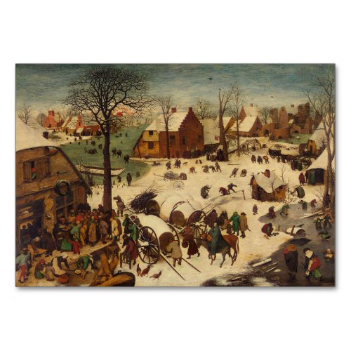 Bruegel The Elder _ The Numbering At Bethlehem Table Number