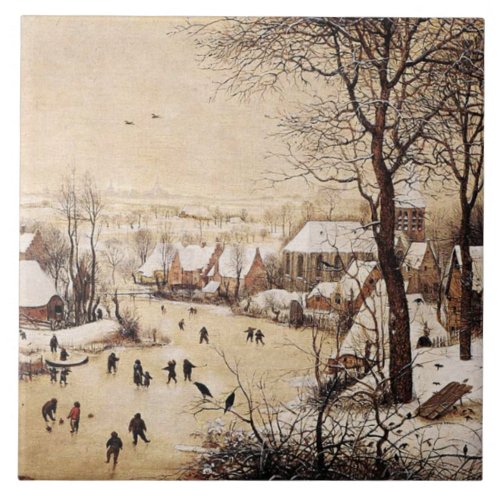 Bruegel the Elder _ Winter Landscape  Ceramic Tile
