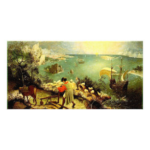 Bruegel's Landscape with the Fall of Icarus - 1558 Card