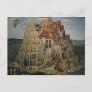 Bruegel's Tower of Babel Postcard