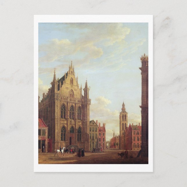 Bruges, 1824 (oil on panel) postcard (Front)