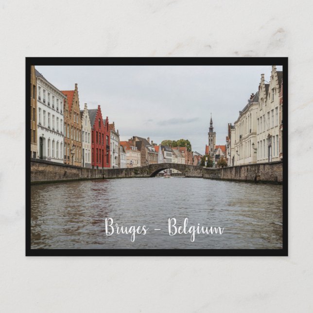 Bruges, Belgium. Brujas, Bélgica Postcard (Front)