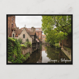 Bruges, Belgium. Brujas, Bélgica Postcard