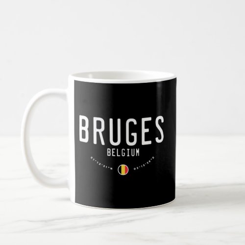 Bruges Belgium Flag Coffee Mug