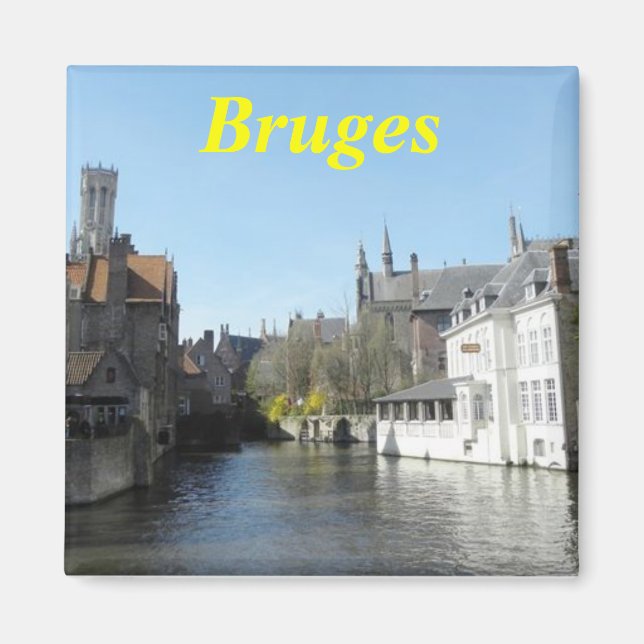 Bruges Belgium magnet (Front)