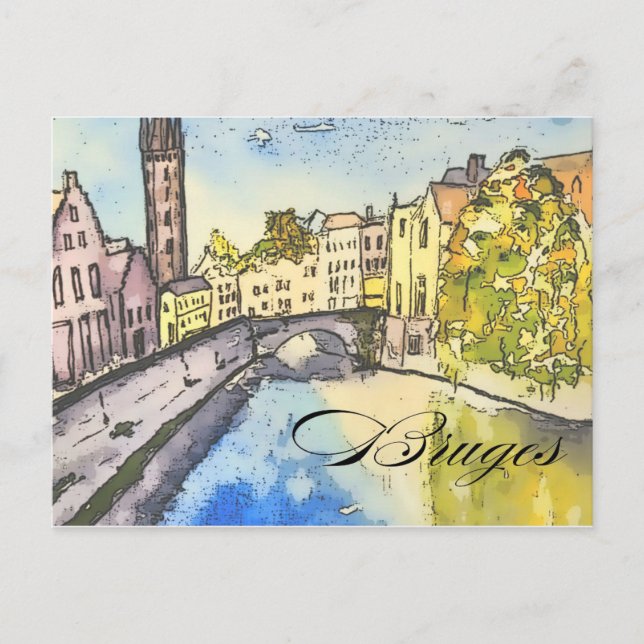 Bruges Belgium  Postcard (Front)