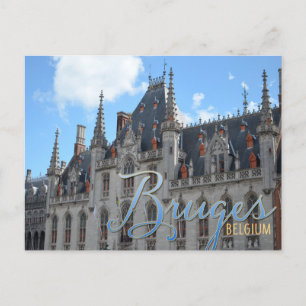 Bruges Belgium Provence Court Building Postcard
