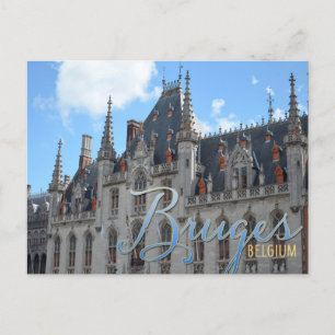 Bruges Belgium Provence Court Travel Postcard