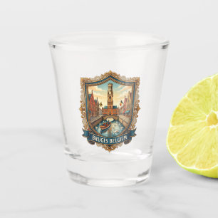 Bruges Belgium Shot Glass