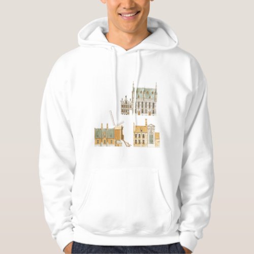 Bruges Belgium Town hall and traditional Hoodie