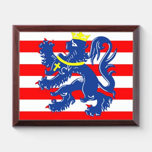 Bruges city Flag Belgium symbol Award Plaque