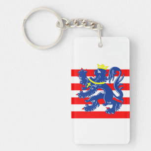 Bruges city Flag Belgium symbol Keychain