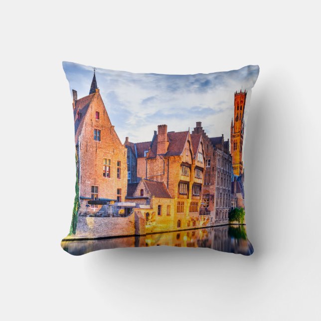 Bruges  throw pillow (Front)