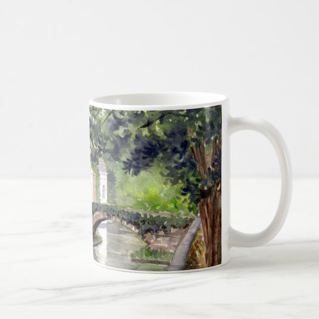 Bruges Watercolor Painting by Farida Greenfield Coffee Mug (Right)