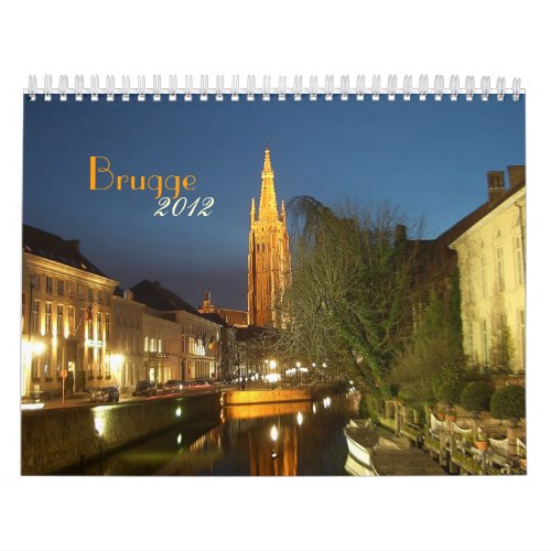 BruggeBruges Belgium Calendar