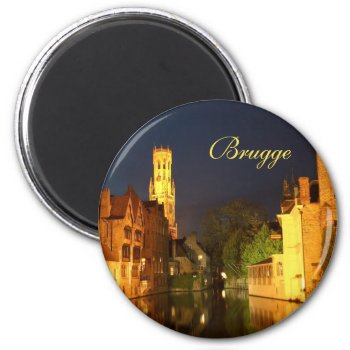 Brugge(bruges)  Belgium Magnet by riverme at Zazzle