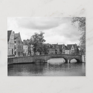 Brugge Medieval Bridge Postcard