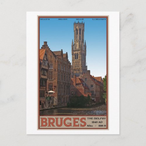 Brugge _ The Belfry Postcard