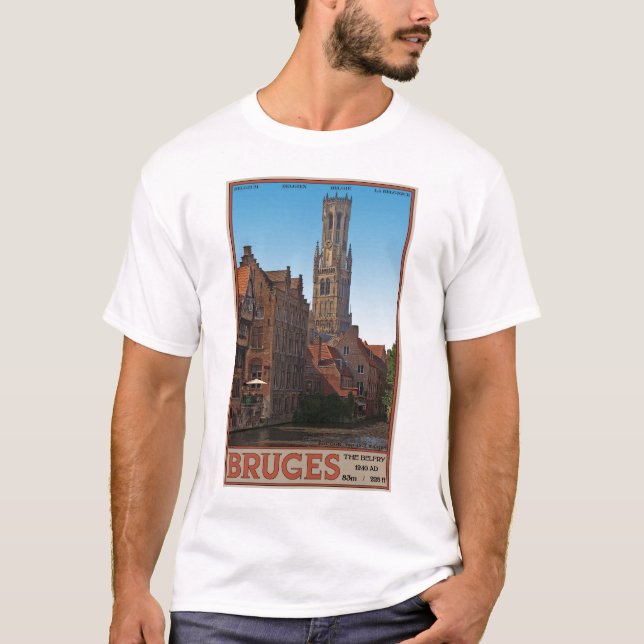 Brugge - The Belfry T-Shirt (Front)