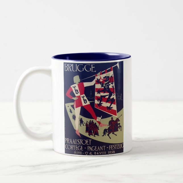 BRUGGE Two-Tone COFFEE MUG (Left)